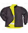 Parka 7 en 1 transpirable y de alta visibilidad color amarillo flúor