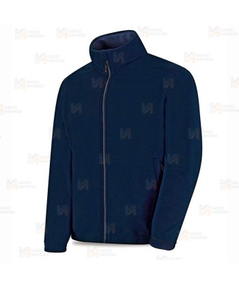 Chaqueta de forro polar económica color azul marino
