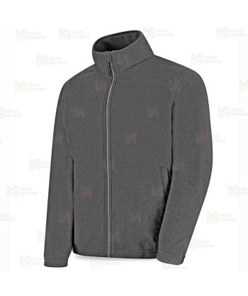 Chaqueta de forro polar económica color gris oscuro