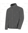 Chaqueta de forro polar económica color gris oscuro