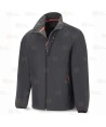 Cazadora Softshell de triple capa color gris oscuro