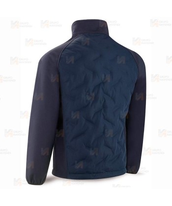 Cazadora Softshell acolchada de triple capa color marino