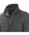 Cazadora Softshell acolchada de triple capa color gris oscuro