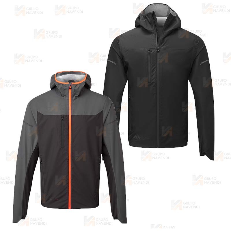 Chaqueta impermeable plegable