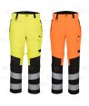 Pantalón de alta visibilidad con membrana impermeable para frio intenso