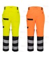 Pantalón de alta visibilidad con membrana impermeable para frio intenso
