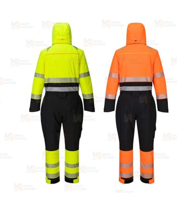 Buzo de alta visibilidad clase 2, impermeable y forro Insulatex