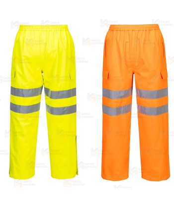 Pantalón de alta visibilidad impermeable y transpirable