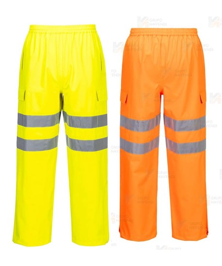 Pantalón de alta visibilidad impermeable y transpirable