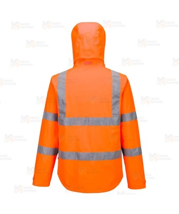 Chubasquero impermeable y transpirable de alta visibilidad