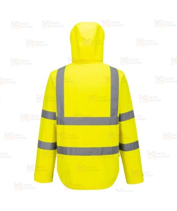 Chubasquero impermeable y transpirable de alta visibilidad