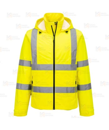 Chubasquero impermeable y transpirable de alta visibilidad