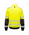 Cazadora Softshell  de alta visibilidad con membrana impermeable