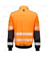 Cazadora Softshell  de alta visibilidad con membrana impermeable