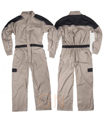 Buzo deportivo combinado Beige/negro