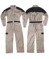 Buzo deportivo combinado Beige/negro