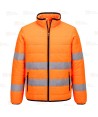 Chaqueta de alta visibilidad acolchada
