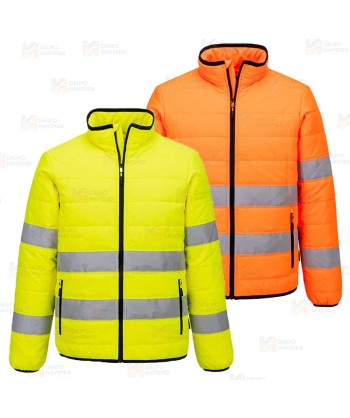 Chaqueta de alta visibilidad acolchada