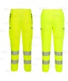 Pantalón Jogger de alta visibilidad con tejido elástico
