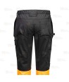 Pantalón, bicolor con tejido ecológico y bolsillos desmontables en alta visibilidad