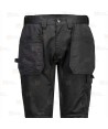 Pantalón, bicolor con tejido ecológico y bolsillos desmontables en alta visibilidad