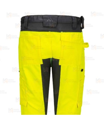 Pantalón ajustado, bicolor, ecológico en alta visibilidad