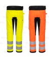 Pantalón ajustado, bicolor, ecológico en alta visibilidad