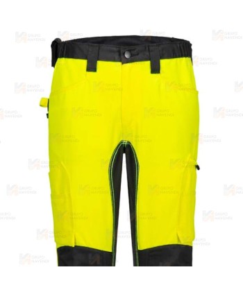 Pantalón ajustado, bicolor, ecológico en alta visibilidad