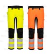 Pantalón ajustado, bicolor, ecológico en alta visibilidad