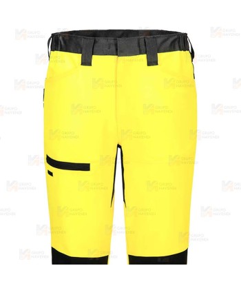 Pantalón ajustado, bicolor, ecológico en alta visibilidad