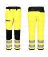 Pantalón ajustado, bicolor, ecológico en alta visibilidad