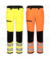 Pantalón ajustado, bicolor, ecológico en alta visibilidad