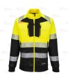 Sudadera gruesa con cremallera de alta visibilidad