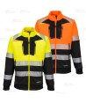 Sudadera gruesa con cremallera de alta visibilidad