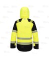 Cazadora ignífuga Modaflame de alta visibilidad, multinorma, impermeable, con forro térmico
