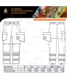 Pantalón ignífugo Modaflame de alta visibilidad, multinorma, impermeable y con forro