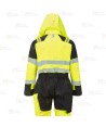 Buzo ignífugo Modaflame de alta visibilidad, multinorma, impermeable, con forro térmico
