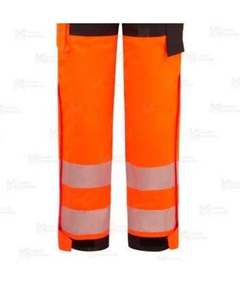 Pantalón ignífugo Modaflame de alta visibilidad, multinorma, impermeable, con forro térmico