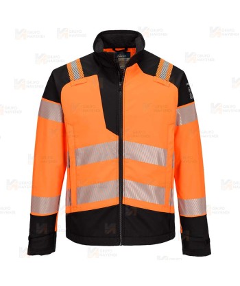 Cazadora softshell ignífugo Modaflame de alta visibilidad y multinorma