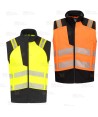 Chaleco softshell ignífugo Modaflame de alta visibilidad y multinorma