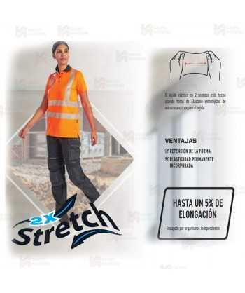 Pantalón ignífugo Modaflame de alta visibilidad con bolsillos de pistolera y multinorma