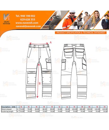 Pantalón ignífugo Modaflame de alta visibilidad y multinorma