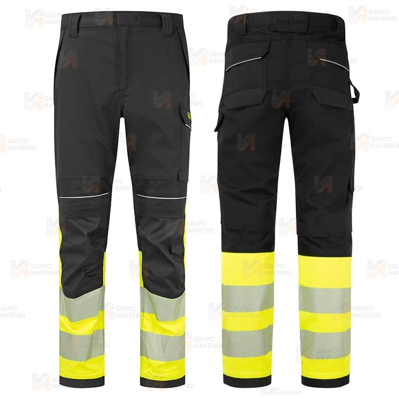 Pantalón ignífugo Modaflame de alta visibilidad y multinorma