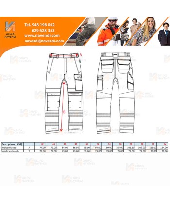 Pantalón ignífugo Modaflame de alta visibilidad y multinorma