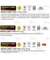 Sudadera ignífuga Modaflame de alta visibilidad y multinorma color amarillo flúor y negro