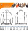 Sudadera ignífuga, antiestática y anti arco eléctrico (ARC 2)