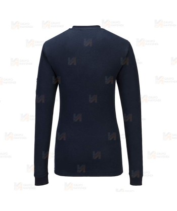 Camiseta ignífuga modacrílica, antiestática, anti arco (ARC 1) para mujer