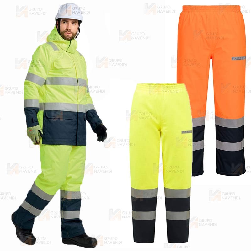 Pantalón ignífugo con forro, impermeable, transpirable y multinorma  (ARC 3)