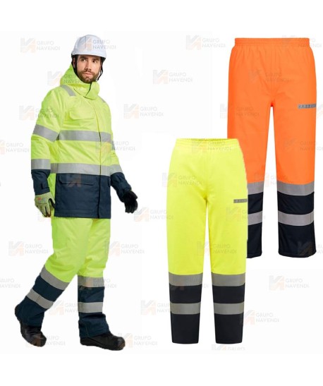 Pantalón ignífugo con forro, impermeable, transpirable y multinorma  (ARC 3)