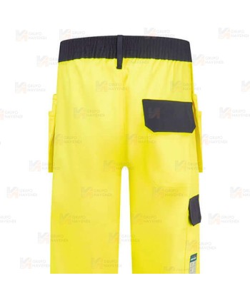 Pantalón ignífugo de alta visibilidad y multinorma 345 gr